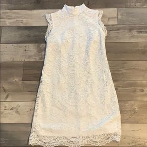 White lace dress